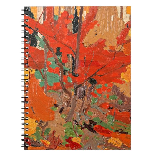 Herfst, fijne kunst van Tom Thomson, Notitieboek (Voorkant)