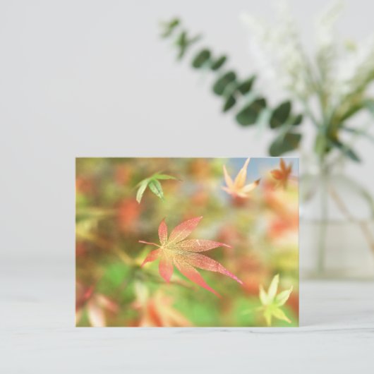 Herfst Filigree Briefkaart (Staand voorkant)