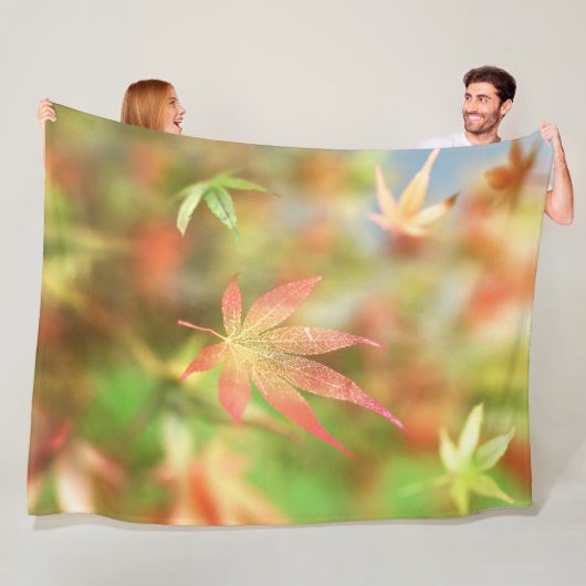 Herfst Filigree Fleece Blanket Deken (In situ)