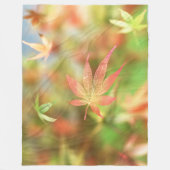 Herfst Filigree Fleece Blanket Deken (Voorkant)