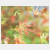 Herfst Filigree Fleece Blanket Deken (Voorkant (Horizontaal))