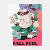 Herfst Fleece Deken (Voorkant)