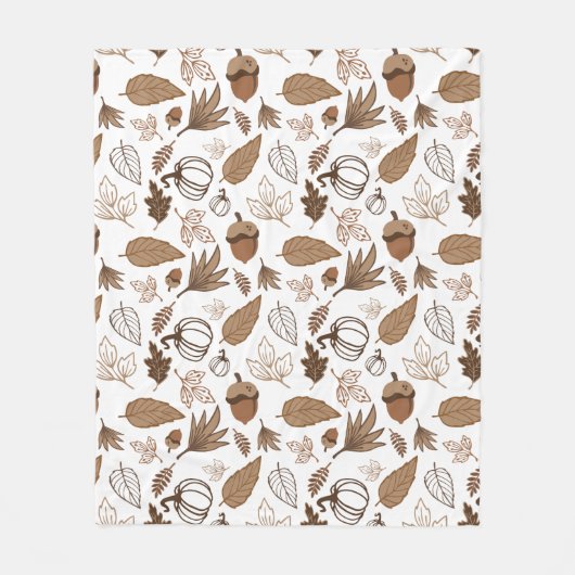 Herfst Fleece Deken (Voorkant)