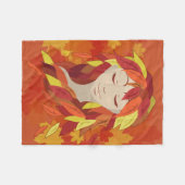 herfst fleece deken (Voorkant (Horizontaal))