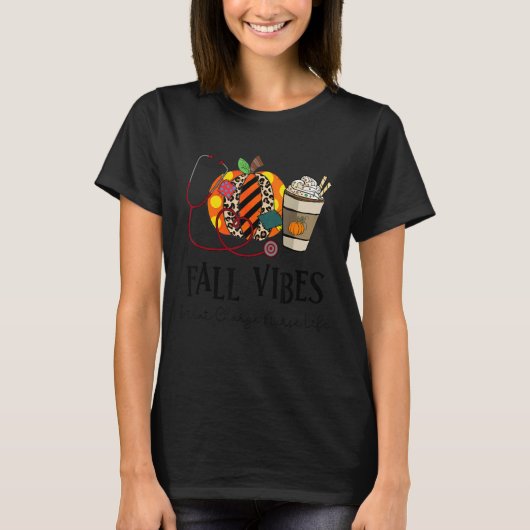 Herfst-flesjes en die ladingen luipspomp t-shirt (Voorkant)