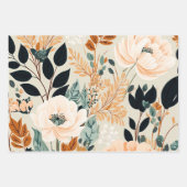 Herfst flessenpatroon zonder naadloze flora inpakpapier vel (Voorkant)