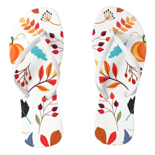 Herfst Flip Flops (Voetbed)