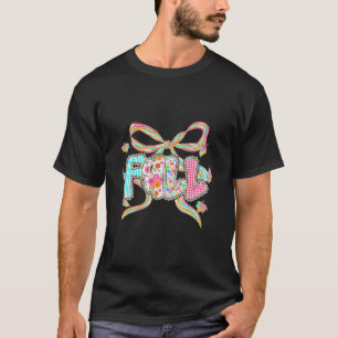 Herfst Flirterige Strik Pompoen Thanksgiving Herfs T-shirt