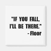 Herfst Floor Quote Magneet (Voorkant)