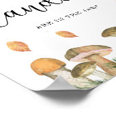 Herfst flora raden hoeveel snoepjes poster (Hoek)