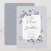 Herfst Flora uitnodiging (Voorkant / Achterkant)