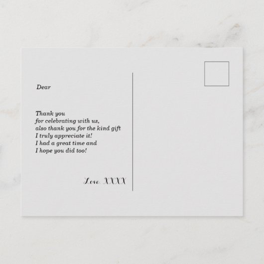 herfst, floraal,    pompoen uitnodiging briefkaart (Achterkant)