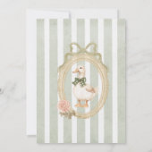  Herfst Floral Baby shower Kaart (Achterkant)