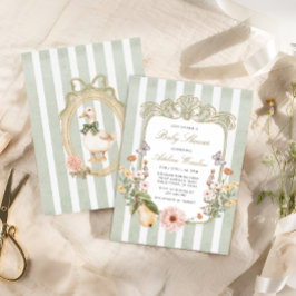  Herfst Floral Baby shower Kaart