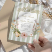  Herfst Floral Baby shower Kaart