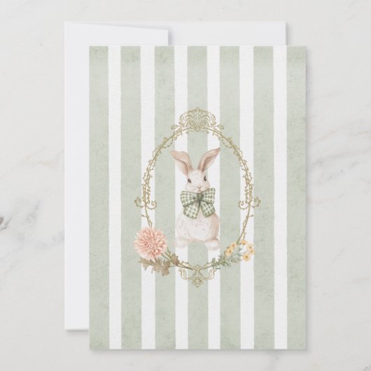  Herfst Floral Baby shower Kaart (Achterkant)