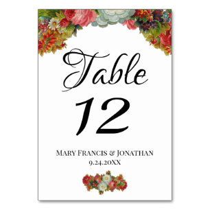 herfst Floral Boho Chic Wedding Kaart