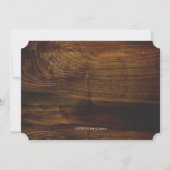 Herfst Floral Boho Verloving Uitnodiging (Achterkant)