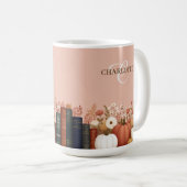  Herfst Floral Bookish Keepsake Koffiemok (Voorkant rechts)