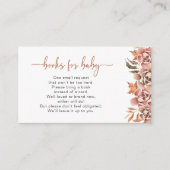 Herfst Floral Books for Baby Informatiekaartje (Voorkant)