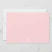 Herfst floral boots waterverf baby shower per post kaart (Achterkant)