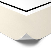 Herfst Floral Border Wedding Welcome Signage Poster (Hoek)