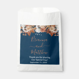 Herfst Floral Bouquet Favor Bag Bedankzakje