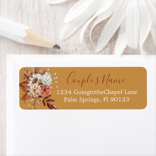 Herfst Floral Bouquet op Gold Label (Insitu)