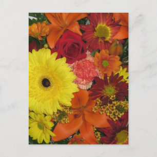 Herfst Floral Briefkaart