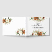 Herfst Floral bruiloft Gastenboek (Volledig)
