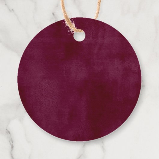 Herfst floral burgundy blauw roze herfstpleisters bedankjes labels (Achterkant)