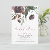 Herfst Floral Burst Elegant Vrijgezellenfeest Kaart (Staand voorkant)