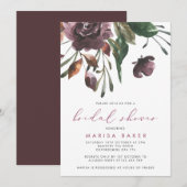 Herfst Floral Burst Elegant Vrijgezellenfeest Kaart