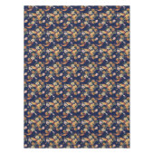 Herfst Floral Celebration Navy Tablecloth Tafelkleed (Voorkant)