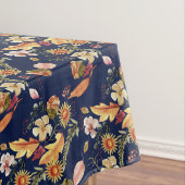 Herfst Floral Celebration Navy Tablecloth Tafelkleed (Voorbeeld)