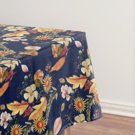 Herfst Floral Celebration Navy Tablecloth Tafelkleed