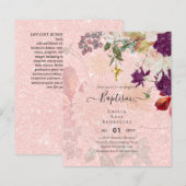 HERFST Floral Christening Inv. (Voorkant / Achterkant)
