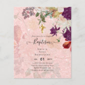 HERFST Floral Christening Inv. (Voorkant)