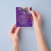 HERFST Floral Christening Inv. Flyer (Hand)