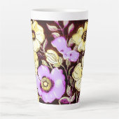 Herfst Floral Cup Latte Mok (Voorkant)