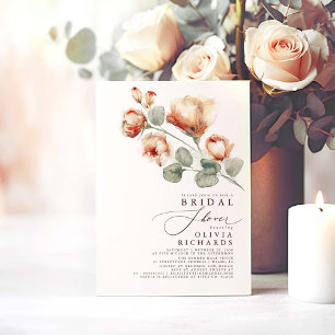 Herfst Floral Elegant Minimal Vrijgezellenfeest Kaart
