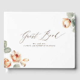 Herfst Floral Elegant Wedding Guest Book Gastenboek