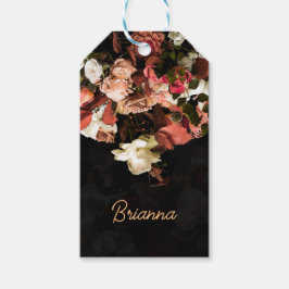 "Herfst Floral Fantasy" Cadeaulabel