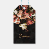 "Herfst Floral Fantasy" Cadeaulabel (Achterkant)