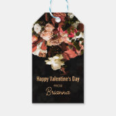 "Herfst Floral Fantasy" Cadeaulabel (Voorkant)