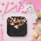 "Herfst Floral Fantasy" Papieren Bordje (Feest)