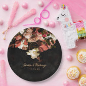 "Herfst Floral Fantasy" Papieren Bordje (Feest)