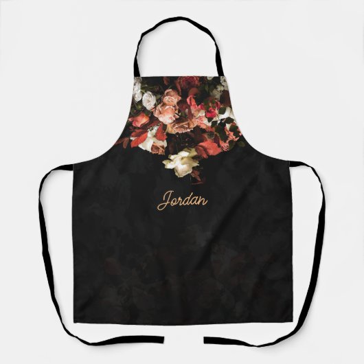 "Herfst Floral Fantasy" Schort (Voorkant)