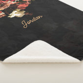 "Herfst Floral Fantasy" Sherpa Deken (3/4)