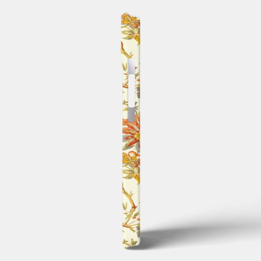 Herfst Floral laat Oranje monogram Case-Mate iPhone Case (Achterkant / Links)